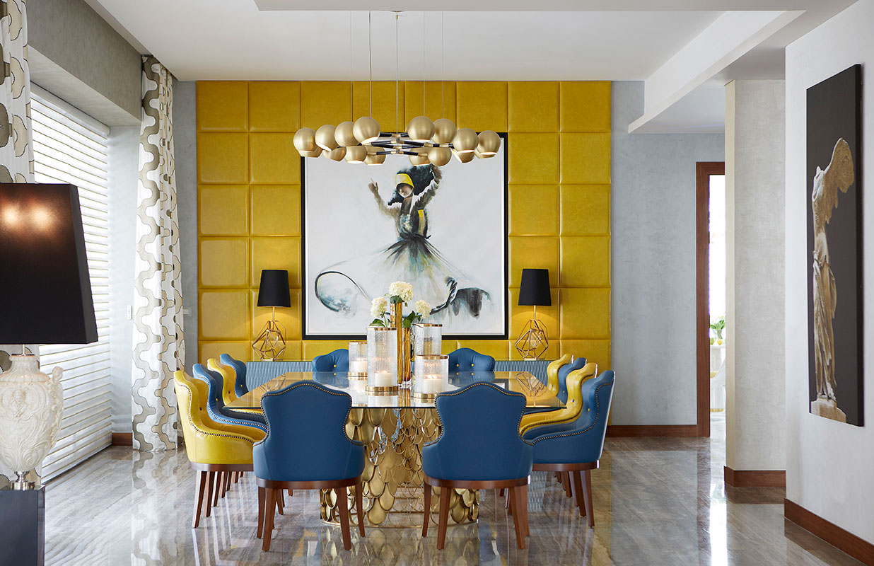 Modern dining room by BRABBU