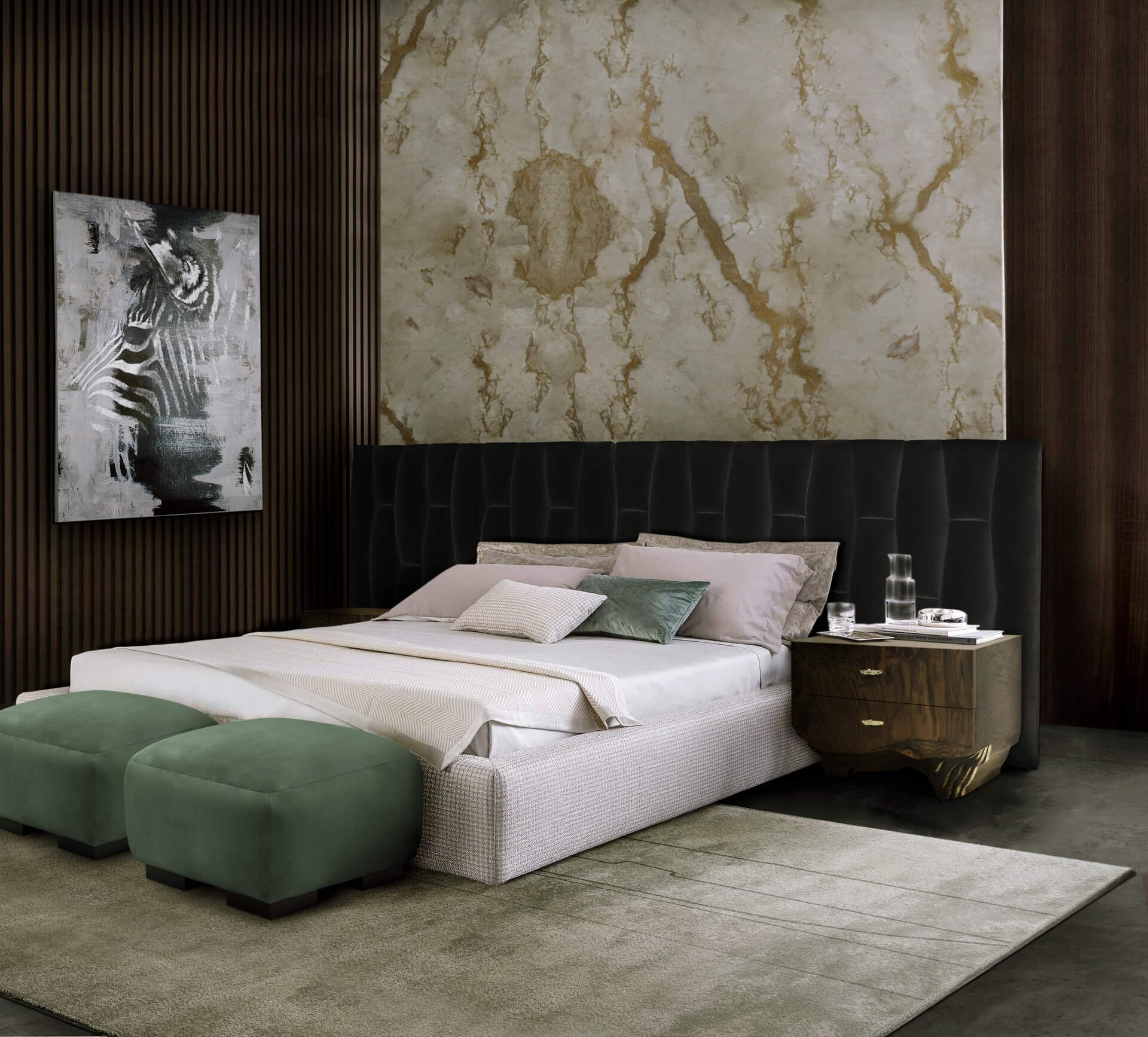 Contemporary bedroom by BRABBU